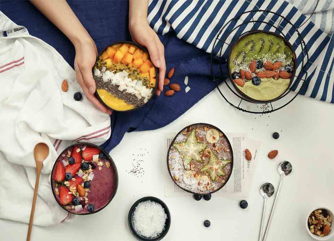 desayuno con vitaminas y minerales