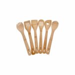 kitchen utensils set utensilios cocina bambú bamboo sostenible sustainable cocina saludable libre de tóxicos healthy cooking free of toxics
