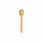 kitchen utensils spatula slotted bamboo utensilio cocina espatula ranurada madera bambú sostenible cocina saludable sin tóxicos healthy kitchen sustainable free of toxics