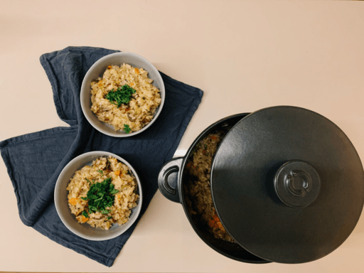 risotto en cocotte