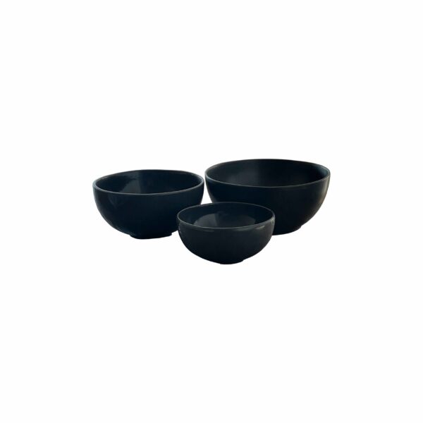 salad bowl black bol cuenco ensalada mezclar cerámica ceramic sin tóxicos cocina saludable healthy cooking free of toxics 5